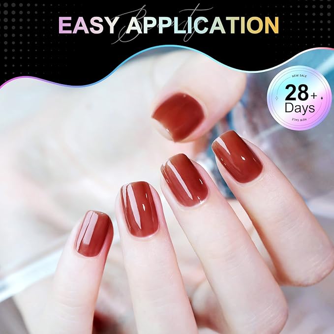 Extra Short Square Nail Tips, 240Pcs Double-Sided Matte Flexible Gel Fake Nails, No File Full Cover Clear Press on Nails for Nail Extension, Manicure, Home DIY, Salon, 15 Sizes, Natural Fit