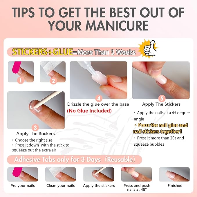 KQueenest Nude Press on Nails Long Medium Square, Natural Nude Fake Nails Medium Coffin, Glossy Sheer Color Acrylic Nails Press ons, Reusable Soft Gel Glue on Nails for Women Summer