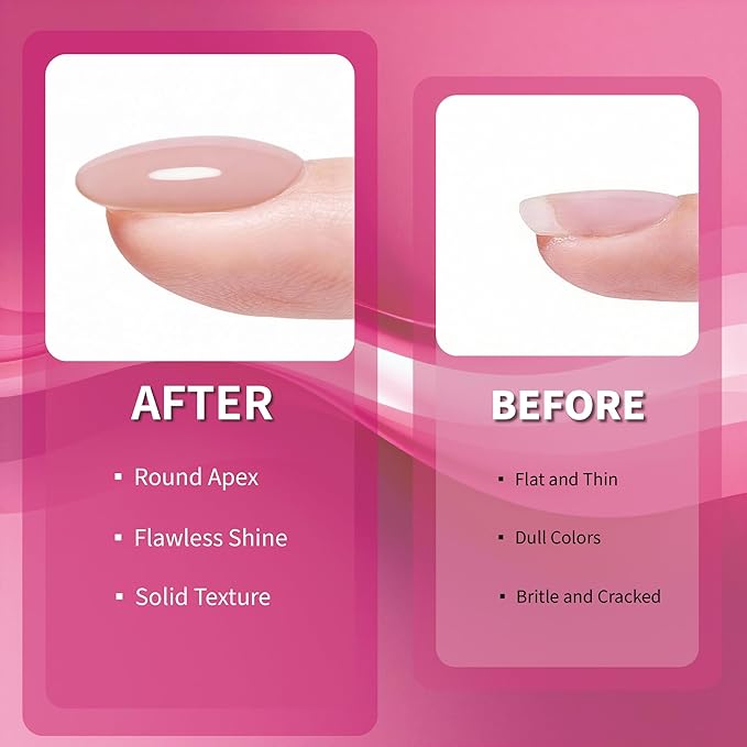 Color Rubber Base Builder Gel, 15ml, Garnet Pink, Sheer Nail Gel, 3-in-1 Soak Off Nail Strengthener UV/LED needed B10.