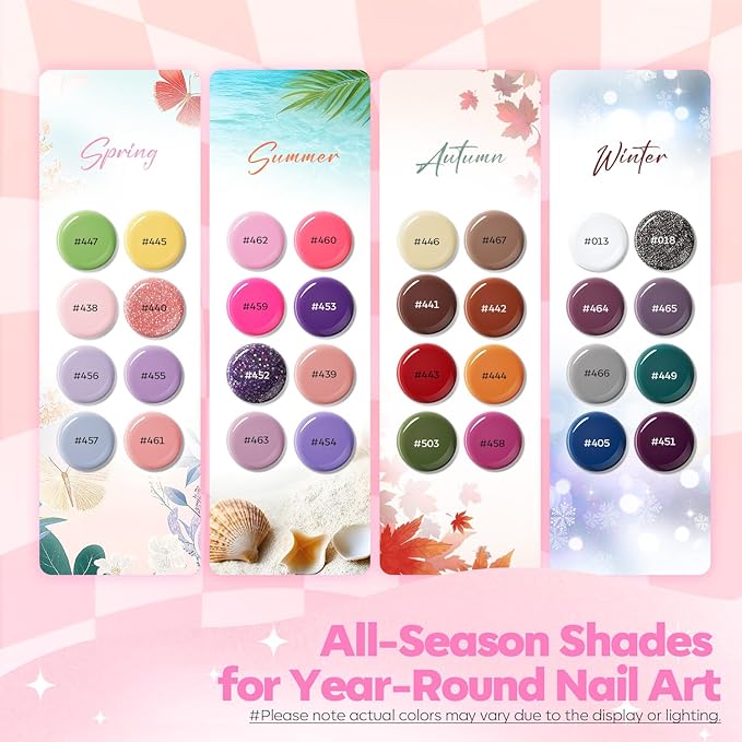 Modelones 133pcs Poly Extension Gel Nail Kit, 32 Colors All Seasons Poly Gel kit with Nail Forms Lamp Slip Solution Builder Thickening Manicure Tools for Starter Salon DIY