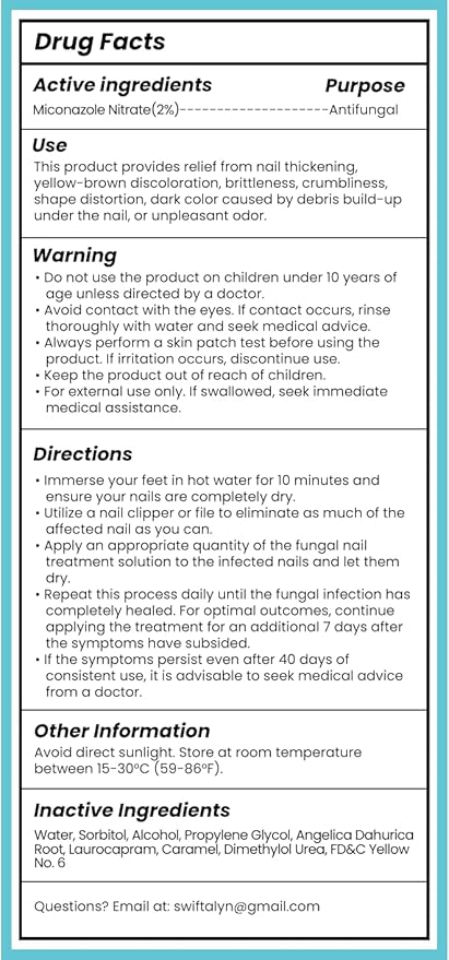 Nail Treatment For Toenails: Extra Strength Nail Solution with Brush for Toenails, Fingernails, Cuticles, Ingrown Nail Treatment - Fast Repair & Growth Formula 20ml
