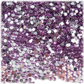 The Crafts Outlet 5,000pc Rhinestones Round 2mm Tiny for Nails - Lavender Light Purple (Light Amethyst)