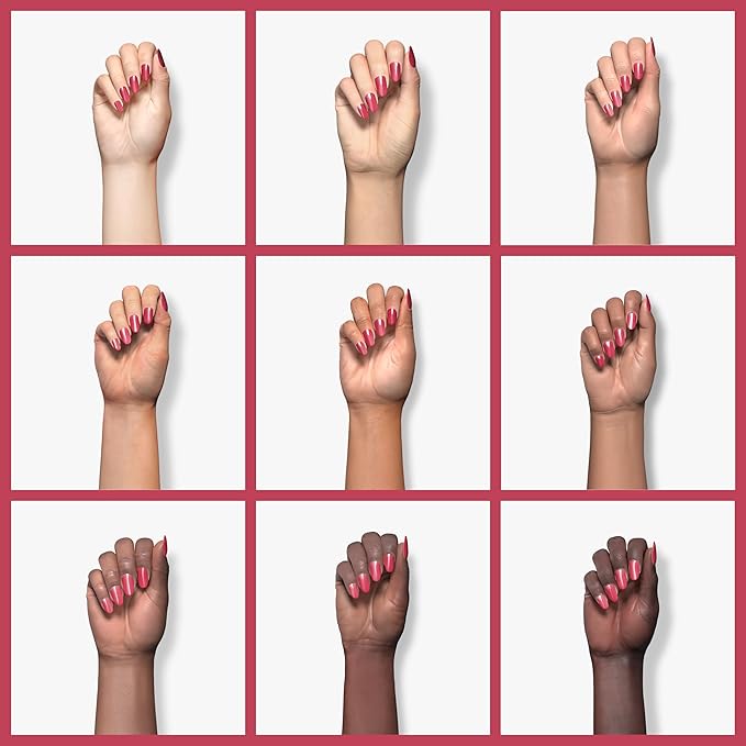 Dan's Nails Red Calypso Rubber Base Gel Polish | for Nail Tech Salon Professional Russian Manicure, Nail Art