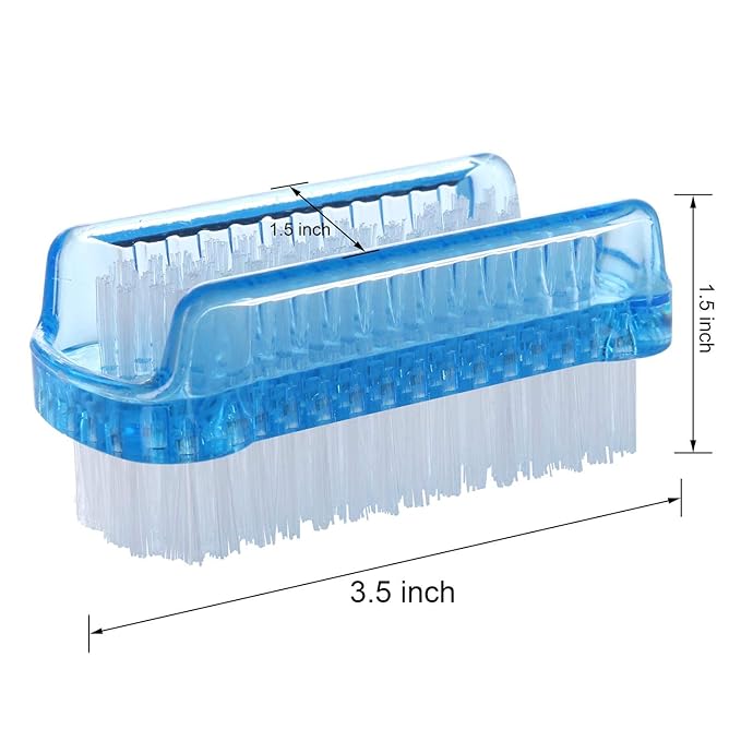 BTYMS 6 Pcs Nail Brush for Cleaning Dual-sided Fingernail Scrub Cleaning Brushes Under Nail Cleaning Tool for Toes and Nails