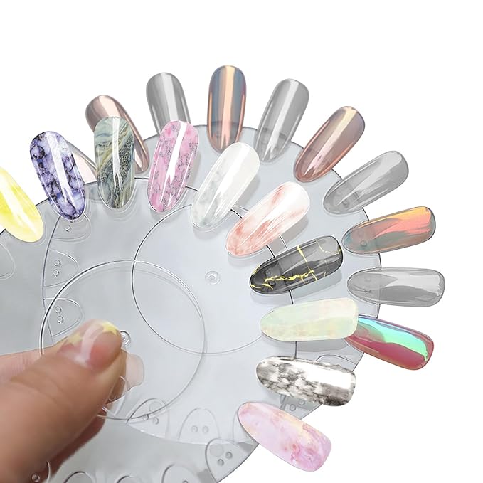 WOKOTO 300 Sheets Nail Foil Art Kit, Nail Foils Transfer Nail Art Stickers For Nails, Marble Gradient Holographic Leopard Stickers Gels Nail Polish Foil Transfer Sheets Set Manicure Nails Art DIY