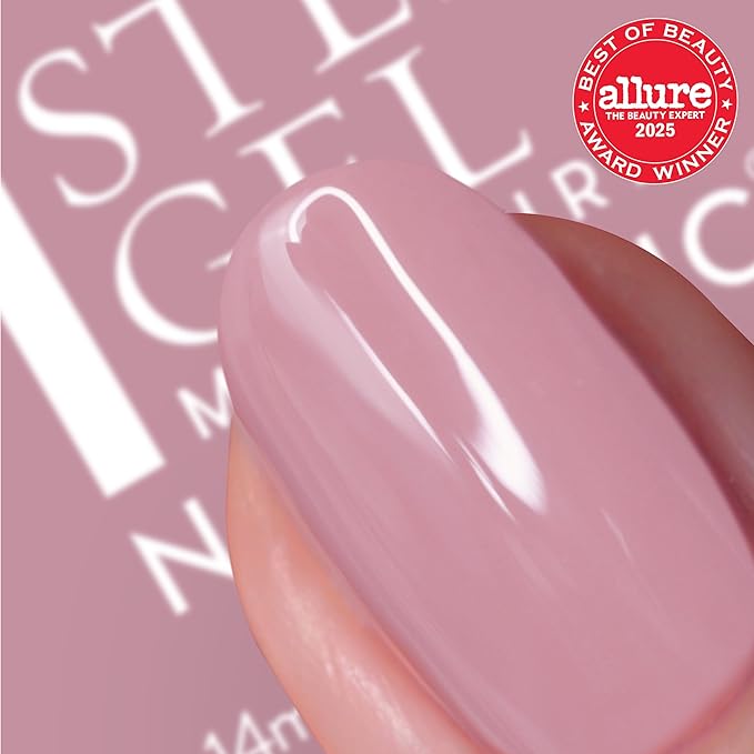 Nails Inc It's Topless Gel-Like Nail Polish, 4-in-1 Base Coat, Treatment, Color & Top Coat, Long Lasting, Strong, Chip Free Nails, Glossy Salon Quality Manicure, Air Dry Nail Polish, Lily, 0.47 Fl Oz