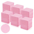 Gel Nail Polish Remover Cotton Pads, Lint Free Nail Wipes, 2.3 x 1.57 Inch, 540 Count (540, Red)