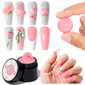 Gellen Light Pink Gel Builder for Nails Colored, Non-stick 3D Carving Gel for Nail Art, U V LED Nail Extension Art Buildergel