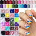 AddFavor 576pcs Press on Nails Short Square Fake Nails - Glossy Full Cover Acrylic Artificial False Nail Tips 12 Sizes for Women Girls 24 Colors Short Press on Nails Square Shape