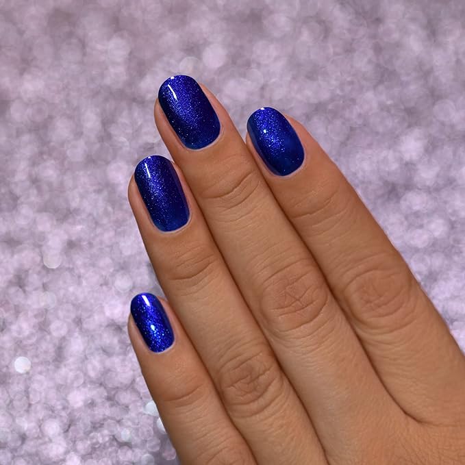ILNP Midnight Kiss - Rich Cobalt Blue Shimmer Nail Polish