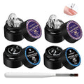 Nail Rhinestone Glue Set - Durable Nail Gem Adhesive, for Securing Nail Gems, Rhinestones & 3D Nail Charms, Long-Lasting Rhinestone Glue for Nails