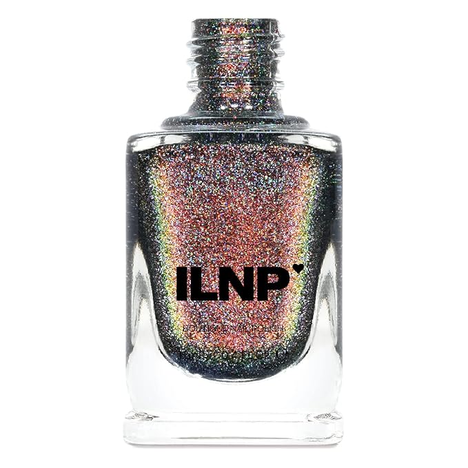 ILNP Candlelight - Orange to Green Color Kissed Ultra Holographic Nail Polish
