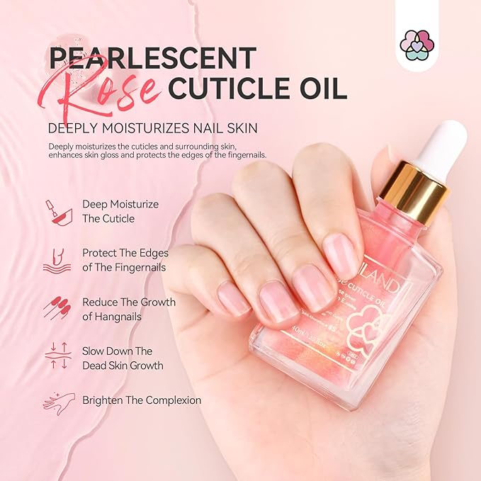 SAVILAND Cuticle Oil Vitamin E: 40ml Rosehip Nail Growth Oil Jojoba Mineral Nail Oil Plant-based Cuticle Oil For Nails Ultra Nourishing Repairing