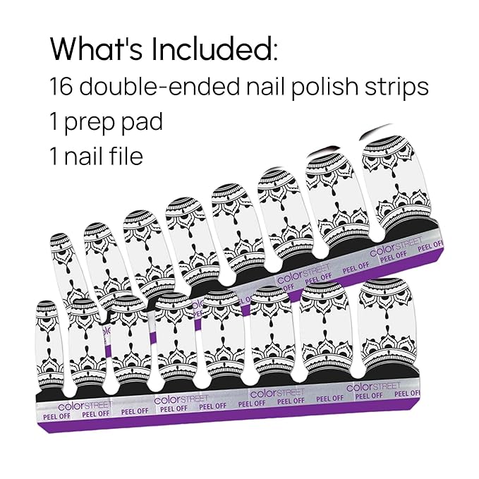 Color Street Henna Harmony Clear Design Overlays