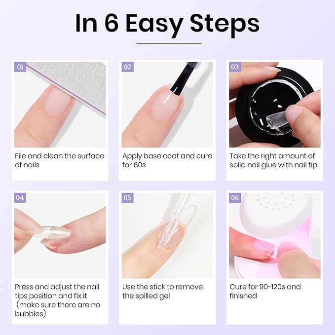 MIZHSE Solid Nail Glue Gel and Glue Remover, Strong Adhesion 18g Solid Gel Glue Kit for Acrylic Fake Nails and Nail Tips 10mL Press on Nails Remover Easy Removal