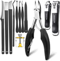 Toenail Clipper for Senior Nail Clipper for Men Women Toenail Clippers for Ingrown Nails Removal Set Thick Nail Cutter Toe Nails Clipper Kit (A-5)