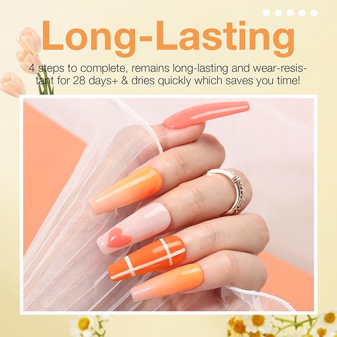 AZUREBEAUTY Dip Powder Nail Kit Starter Orange Green Glitter Red 20 Colors Summer Acrylic Dipping Powder Liquid Set with Base/Top Coat for French Nails Art Manicure Beginner DIY Salon Home