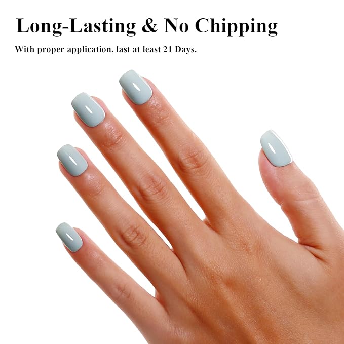 Imtiti 10ML Sage Green Gel Polish Soak Off LED UV Nail Gel DIY at Home Salon Art Gift for Women Girls 1PCS