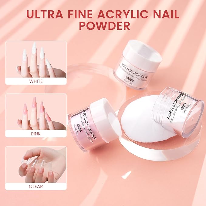 Practice Hand for Acrylic Nails Kit: Fake Hand for Nail Extensions Caving - Flexible Nail Mannequin Hand for Beginners Salon Home