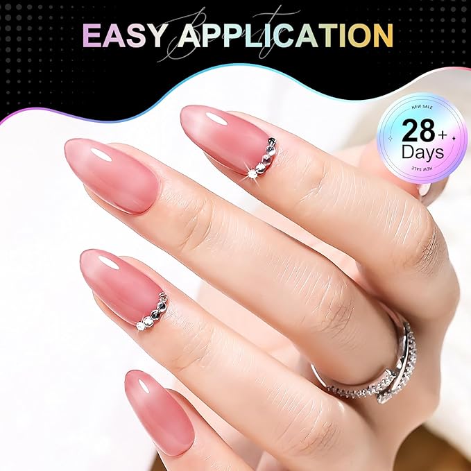 Medium Almond Nail Tips 240Pcs 15 Sizes, Pre-Etched Soft Gel Nail Tips Double-Sided Matte Full Cover False Nail Tips Press on Acrylic Nails Glue on Nails DIY Nail Extension Salon
