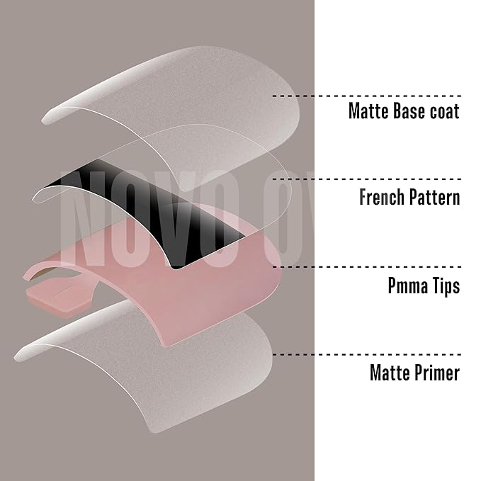 NOVO OVO Halloween Black French Tip Toe Nail Tips Press on, BABY PINK Sharp Square Pre-Designed Soft Gel False Toenail Extension, Medium Wide Fake Toenails, Full Cover Acrylic for DIY 15 Sizes 240 pcs