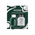 essie nail polish, vegan, holiday 2 piece nail polish gift set, 1 kit