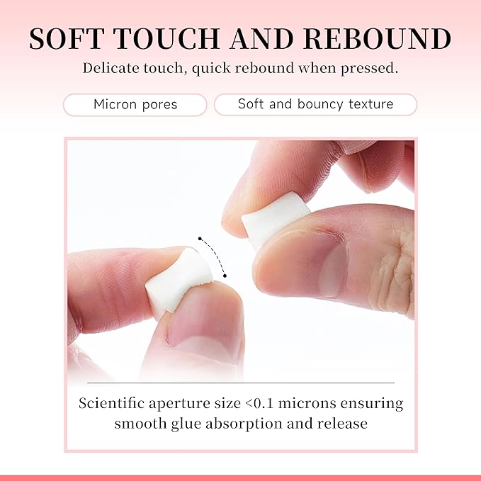 Nail Sponges Set for Ombre Gel 1inch 2CM Big Nail Sponges 100PCS Nail Art Tools Set With Grabbing Pen for Person DIY Nails Painting Gradient Colors at Home Nail Technician Salon