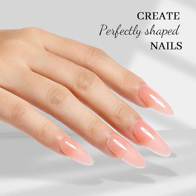 Nicedeco Hema Free Builder Nail Gel Polish 15ML Cruelty Free Vegan 8 in 1 Builder Base Gel Strengthener Hard Gel Extension Nail Gel -006