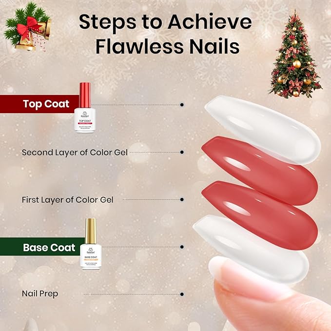 Beetles No Wipe Gel Top Coat and Base Coat Set, 2 Pcs 15ml Top Coat Nail Polish & Gel Base Shine Finish Long Lasting, Soak Off LED Lamp Nail Art Design Manicure Gifts for Women
