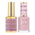 DND DC Gel Polish Set, Purple Collection, UV/LED Gel Polish and Air Dry Nail Lacquer, Matching Chip-Free Polish Duo, 076 Taro Pudding, 0.5 Fl Oz