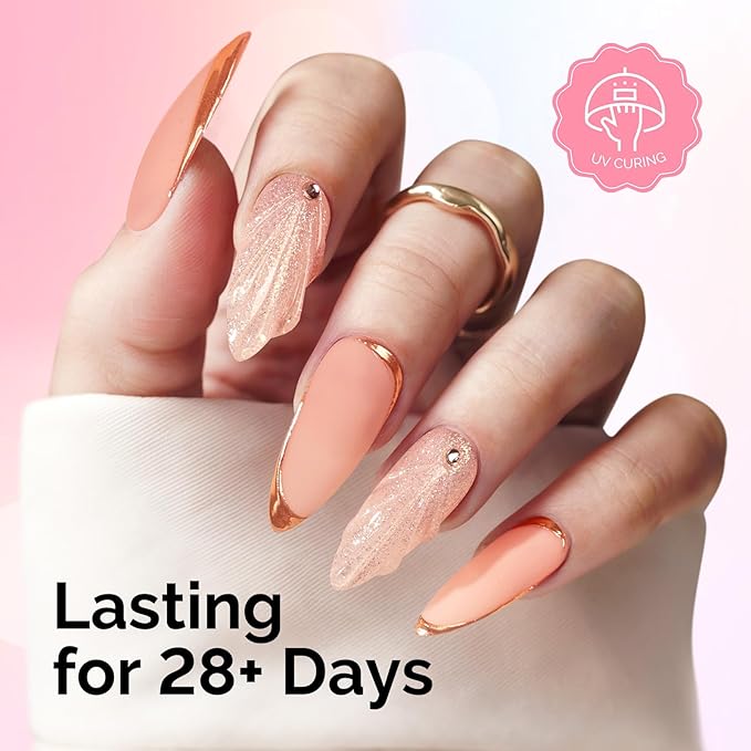MelodySusie Matte Gel Top Coat - 15ml Powder-Resist Formula, Long-Lasting UV Curable for Detail Chrome Powder Painting, DIY Nail Art, Salon-Grade Matte Finish