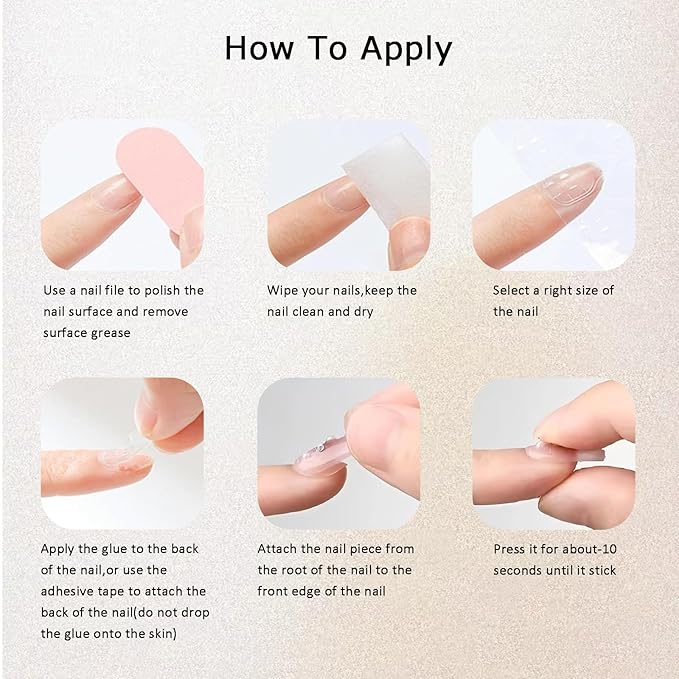 FORBELOVED NAILS,Shiny Colorful Gems,Heart Love,Flower Decorations,Luxury Handmade Press On Nails,Long Stiletto Glue On Nails,Pearls False Nails For Women And Girls,10Pcs/Set With Glue,(Yellow-M),FOB