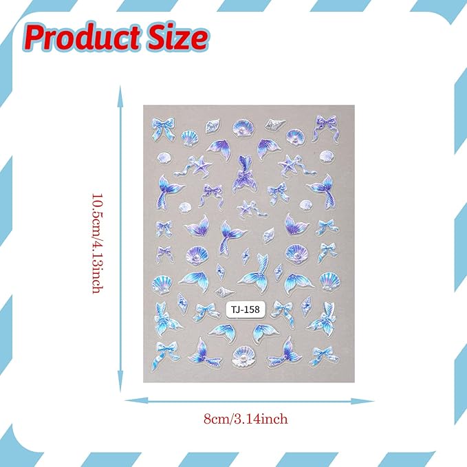 3 Sheets Jelly Planet Series Nail Stickers 5D Embossed Nail Art Stickers Space Nail Decals with Earth Moon Saturn Designs Cute DIY Self-Adhesive Nail Art Supplies