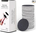 60pcs Replaceable Sandpaper Refill Discs for Electric Foot File Callus Remover Hard Dry Dead Skin Removal (Coarse 60 Grit)