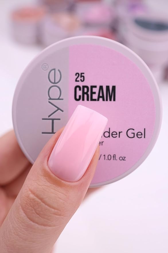 IN.HYPE UV/LED Camouflage Hard/Builder Gel for Nail Extension/Strengthening/Overlays (Cream #25)