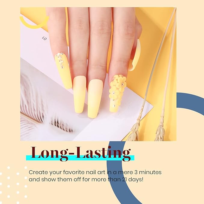 Beetles Yellow Gel Polish - Lemon Chiffon 15ML/0.51Fl Oz, Pastel Yellow Gel Nail Polish, Soak Off UV LED Lamp Pastel Nails Art, Long-Lasting Manicure Salon DIY Home Easter Spring Nails