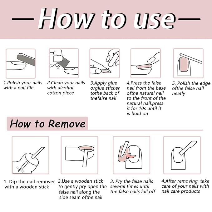 Handmade Press on Nails Summer Shell Press on Nails Medium Almond Fake Nails Flower French False Nails Starfish for Girls Manicure Art Decoration Accessories (Size M)