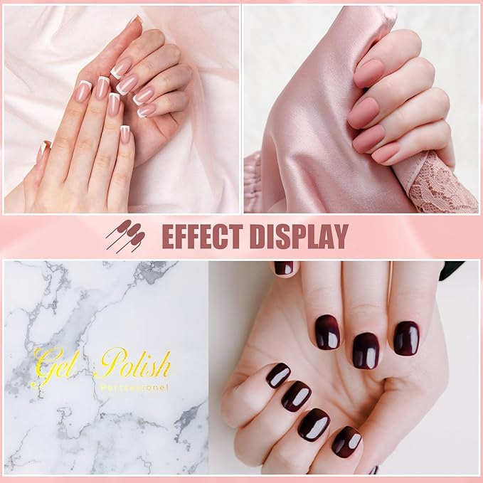 160 Nail Color Display Book with 240 Nail Tips and 1-200 Number Labels, Gel Polish Colors Card Board Professional Color Swatches Book Nail Storage Book