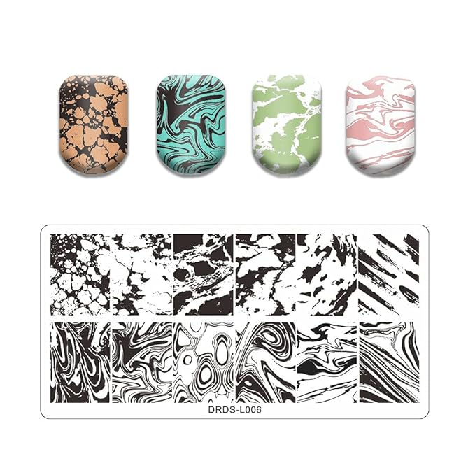 VNC 21 Pcs Nail Stamp Plates Set 16 Plate 2Stamper and 2 Scraper 1storage Bag Nails Art Stamping Plate Scraper Stamper Set Leaves Flowers Animal Nail Plate Template Image Plate Set