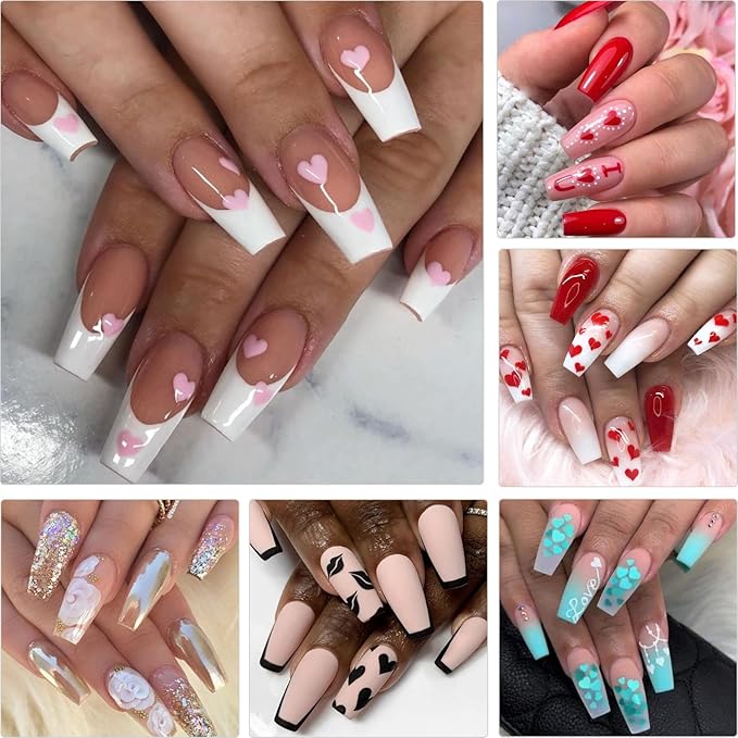 240pc Medium Gel Nail Tips Coffin Fake Nails Clear Press ons Nail, Medium Coffin Nails Tips Acrylic Nails Extension Soft Gel Nails Tip Full Cover False Nail Clear Artficial Fingernail
