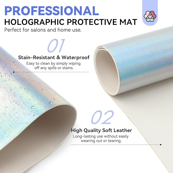 SAVILAND Arm Rest for Nails Tech Professional: 15.7" Full-Length Nail Arm Rest for Super-Comfort Big Nail Arm Rest with Microfiber Leather Mat Height Hand Pillow Cushion Nail Salon Manicure