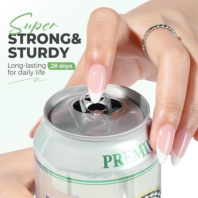 UNA GELLA 5ml Super Strong Gel Nail Glue for Press Ons: No U V Lamp Needed Glue Gel, Travel-Size Nail Adhesive for Press on Nails, Nail Tips&Acrylic Nails-Quick Dry, No Smell, Long-Lasting