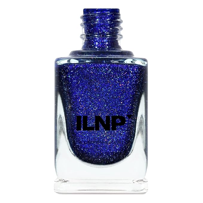 ILNP Downpour - Bold Indigo Blue Holographic Nail Polish