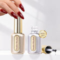Double Rhythm 0.5Oz No Wipe Clear Gel Top Coat Base Coat Hema and Tpo Free 2 Pcs 15ML Gel Polish Soak Off Manicure DIY Home Salon (Top Coat Base Coat)