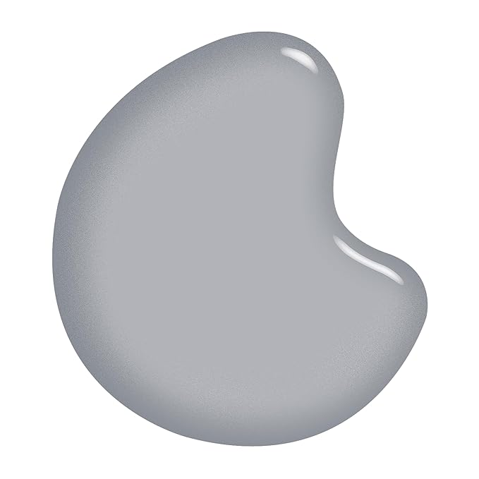 Sally Hansen Miracle Gel Salon Quality Nail Polish | Gel-Like Formula, Two-Step System, No UV Light Needed, Long Lasting | Opaque, Glossy | 799 Greyfitti | Blue Gray Nail Polish
