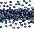 NCB 2880pcs Hotfix Rhinestones, Flatback Crystal Rhinestones for Crafts Clothes DIY Decoration (Mine Blue, SS8 2.4mm)