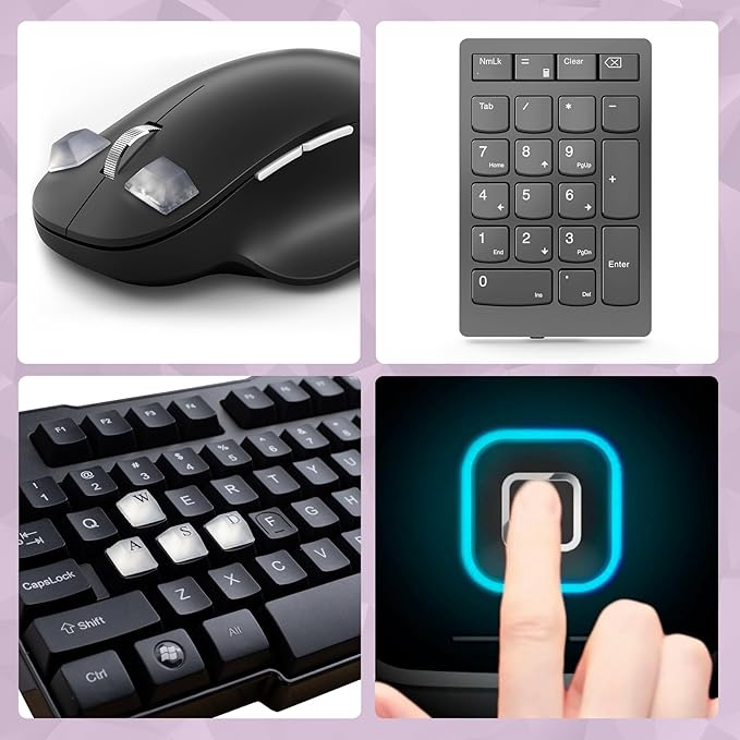 80pcs Raised Keyboard Sticker for Long Nails, Self-Adhesive Keycap Riser with Letter Decals, Silicone Keyboard Cover for Nail Art Typing Gaming- Clear