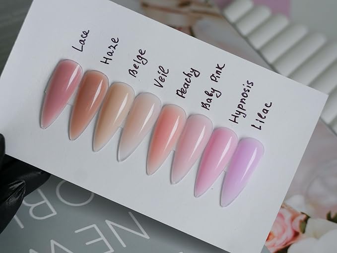 IN.HYPE Structure/Liquid Builder Gel/Hard Gel in a Bottle (BIAB) for Nail Enhancing/Overlays/Strengtenning (Peachy Pink)