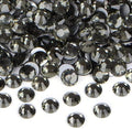 2880PCS Art Nail Rhinestones Non Hotfix Glue Fix Round Crystals Glass Flatback for DIY Jewelry Making with one Picking Pen (ss4 2880pcs, Black Diamond)