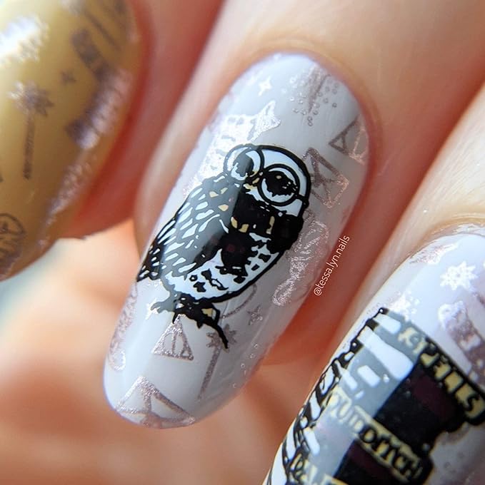 Maniology Sorcery & Spells Nail Stamping Plate Set | Halloween-Themed Designs Bundle for Mystical DIY Manicures – Reusable, Rectangular Stainless Steel Nail Art Templates